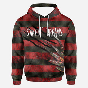 Sweet Dreams Freddy's Coming For You At Halloween - Hoodie