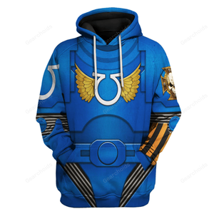 Terminator Armor Ultramarines - Costume Cosplay Hoodie Sweatshirt Sweatpants WHHS141