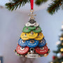 Weightlifting Christmas Ornament Gym Gift For Fitness Enthusiast - Personalized Acrylic Ornament LA02