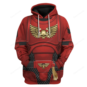 Space Marines Blood Angels V2 - Costume Cosplay Hoodie Sweatshirt Sweatpants WHHS59