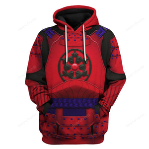 Star Wars Ashigaru Red Akazonae Koyal Guard Hoodie Sweatshirt Sweatpants Tshirt Hawaiian shirt SWHS33