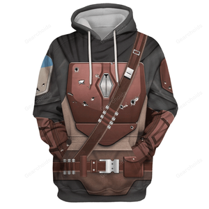 Star Wars Mandalorian Costume Hoodie Sweatshirt Sweatpants SWHS19