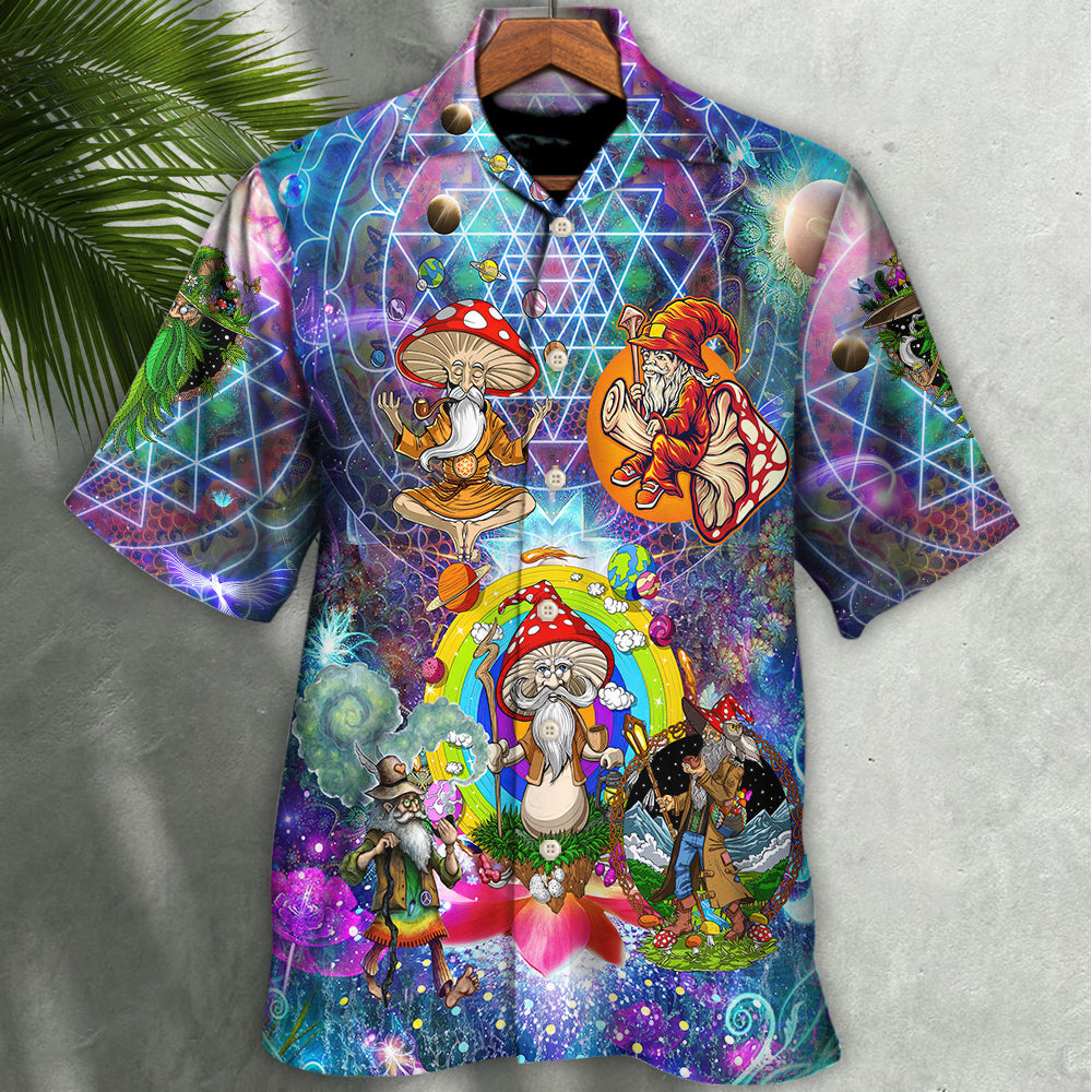 Hippie Magic Mystic Color Man Hawaiian Shirt