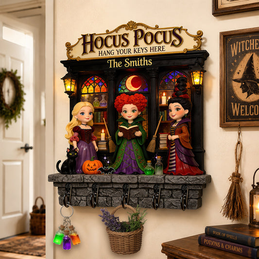 Mystic Sisters - Personalized Hanging Rack - Gift For Movie Fans NL122 