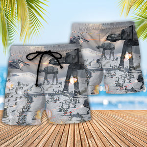 Starwars Battle Of Hoth At-At - Beach Short - Family Store