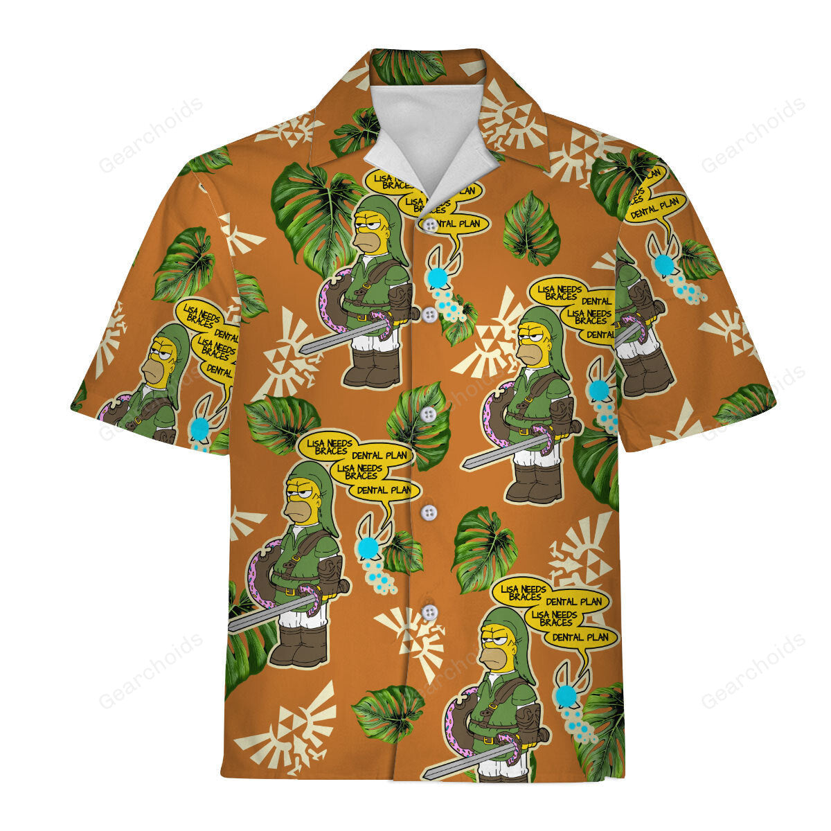 Lisa Needs Braces Dental Plan Hawaiian Shirt