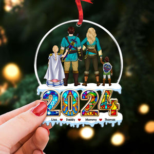 The Best Family The Best Legend Of Zelda - Gift For Family Members - Personalized Acrylic Ornament - CL07 NA94