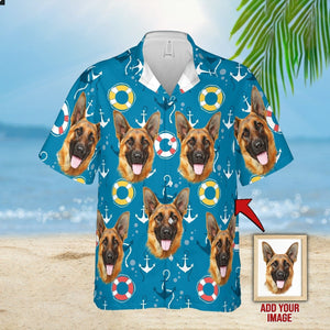 Personalized Gift For Pet Lovers  Sea Pattern Hawaiian Shirt