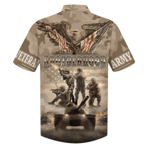 Army War And Brotherhood Hawaiian Shirt