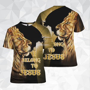 Lion Love I Belong To Jesus T Shirt For Men And Women