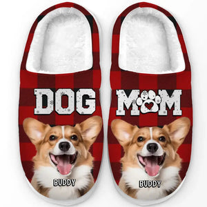 Custom Photo Paws And Relax This Holiday Season With Warm Fluffy Feet - Personalized Slippers - Gift For Dog Lovers, Cat Lovers, Pet Owners NA94