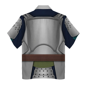 Star Wars Jango Fet Samurai Costume - Hawaiian