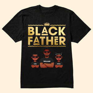 Black Father King Dope Dad - Personalized Shirt - Gift For Dad, Fathers Day, African American - CL50 NA94