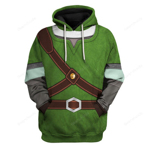 Knights Of Skyloft Green Hoodie Sweatshirt Sweatpants ZDHS10