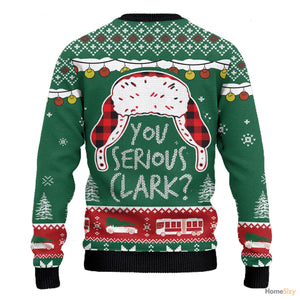 You Serious Clark Ugly Christmas Sweater For Men And Women