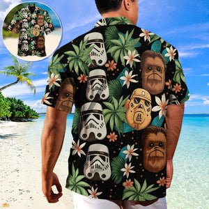 Starwars Tropical Leaf Summer - Hawaiian Shirt For Men, Women, Kids