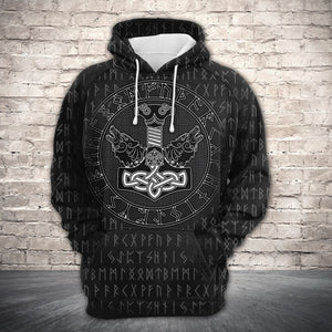 Thor's Hammer Mjolnir Hoodie For Men And Women