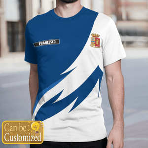 Personalized Veteran Polizia di Stato Agusta Westland AW-139 3D T-shirt