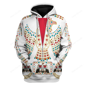 Elvis Thunderbird - Costume Cosplay Hoodie Sweatshirt Sweatpants