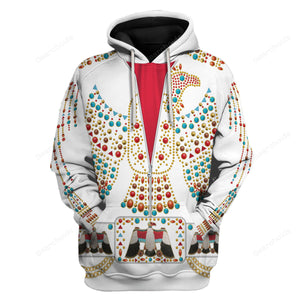 Elvis Thunderbird Costume - Costume Cosplay Hoodie Sweatshirt Sweatpants ELHS10