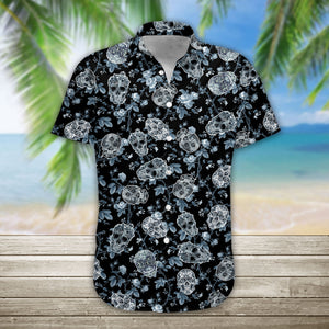 Sugar Skull Hawaiian Shirt For Men & Women