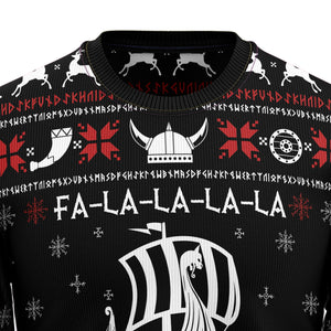 Valhalla Viking Ugly Christmas Sweater For Men And Women