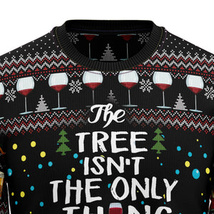 The Tree Isn't The Only Thing Getting Lit Ugly Christmas Sweater