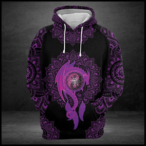 Purple Dragon Hoodie For Men And Women