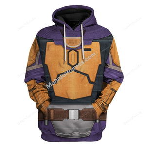 Star Wars Mandalorian SD Costume Hoodie Sweatshirt Sweatpants Tshirt Hawaiian shirt SWHS21