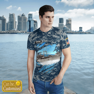 Personalized Veterans U.S.S. Grand Canyon (Ad-28) 3D T-Shirt