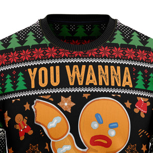 Gingerbread Man Ugly Sweatshirt For Men And Women