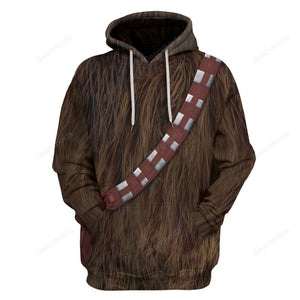 Star Wars Chewbacca Costume Hoodie Sweatshirt Sweatpants SWHS71