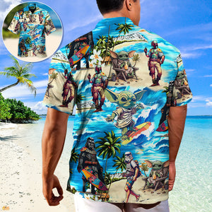 Special Starwars Surfing - Hawaiian Shirt For Men, Women, Kids