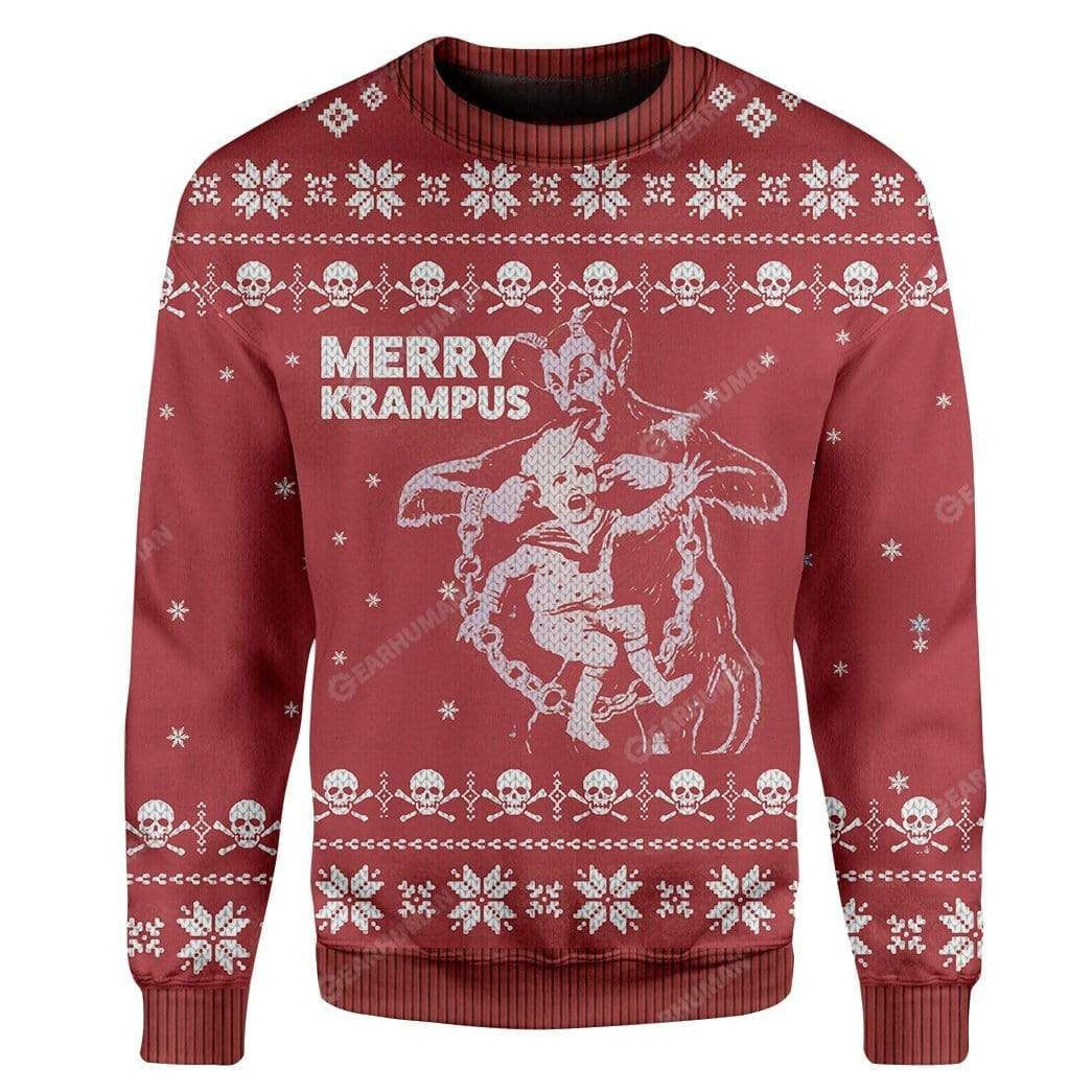 Merry Krampus Ugly Sweatshirt - Best Gift For Christmas