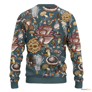 Mushrooms Ugly Christmas Sweater For Men And Women