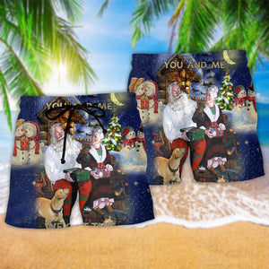 You And Me We Got This Christmas Night - Beach Short