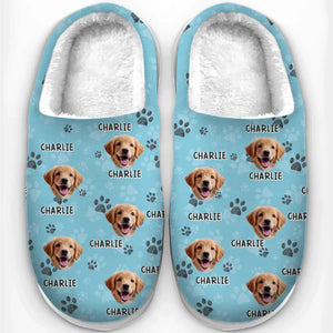 Custom Photo Every Wag Brings Joy To My Heart - Personalized Slippers - Christmas Gift For  Pet Owners, Pet Lovers - NA94