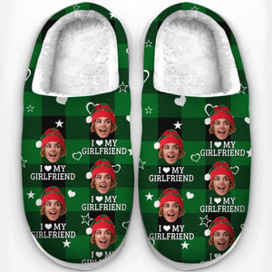 Custom Photo I Love You - Personalized Slippers - Christmas Gift For Couple, Husband Wife, Anniversary NA94