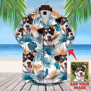 Personalized Leaves Pattern - Hawaiian Shirt Gift For Pet Lovers