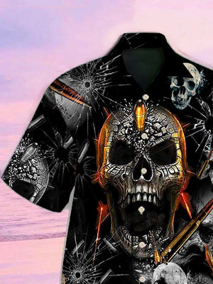 Skull Oh My Skull Cool Hawaiian Shirt