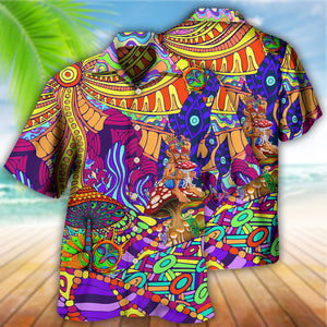 Hippie Colorful Love Life Hawaiian Shirt