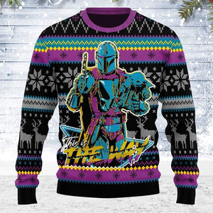 Star Wars Merry Christmas This Is The Way Ugly Sweatshirts