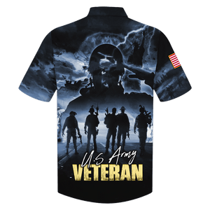 Brave U.S.Army Veteran Hawaiian Shirt