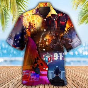 Firefighter 911 So Important Hawaiian Shirt