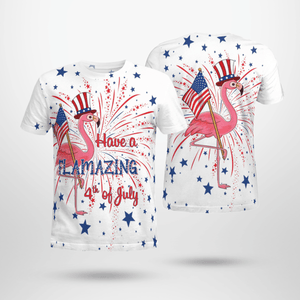 Veterans Have A Flamazing 4th of July 3D T-shirt