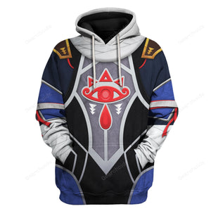 Sheik Zelda Attire Cosplay Hoodie Sweatshirt Sweatpants ZDHS18