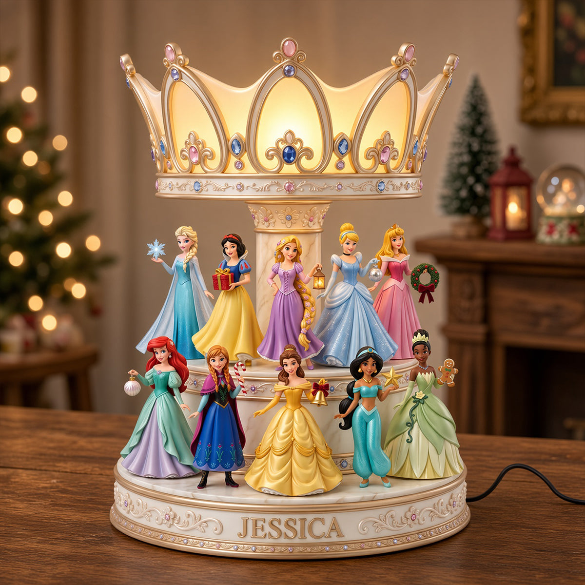 Lovely Fairy Tale Princesses - Personalized Acrylic Light Box - Gift F ...
