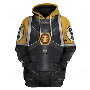 Pre-Heresy Imperial Fists in Mark IV Maximus Power Armor - Costume Cosplay Hoodie Sweatshirt Sweatpants WHHS183