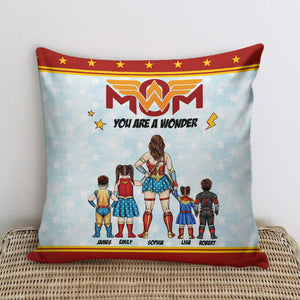 Mom You're A Super Hero, A Wonder Women  - Personalized Pillow- Gift For Mom, Mother's Day  - CL02 NA94