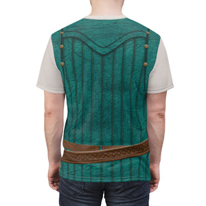 Flynn Rider Tangled Costume T-shirt For Men